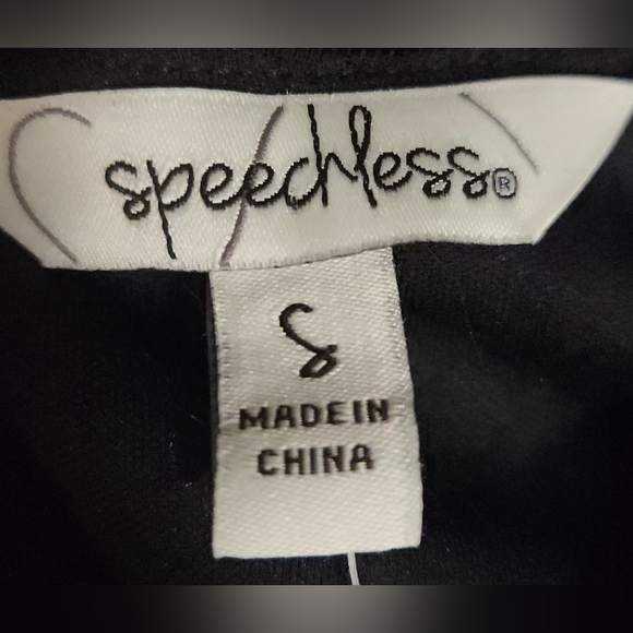 Speechless Black Lace Mini Dress Size S NWT - Picture 7 of 8